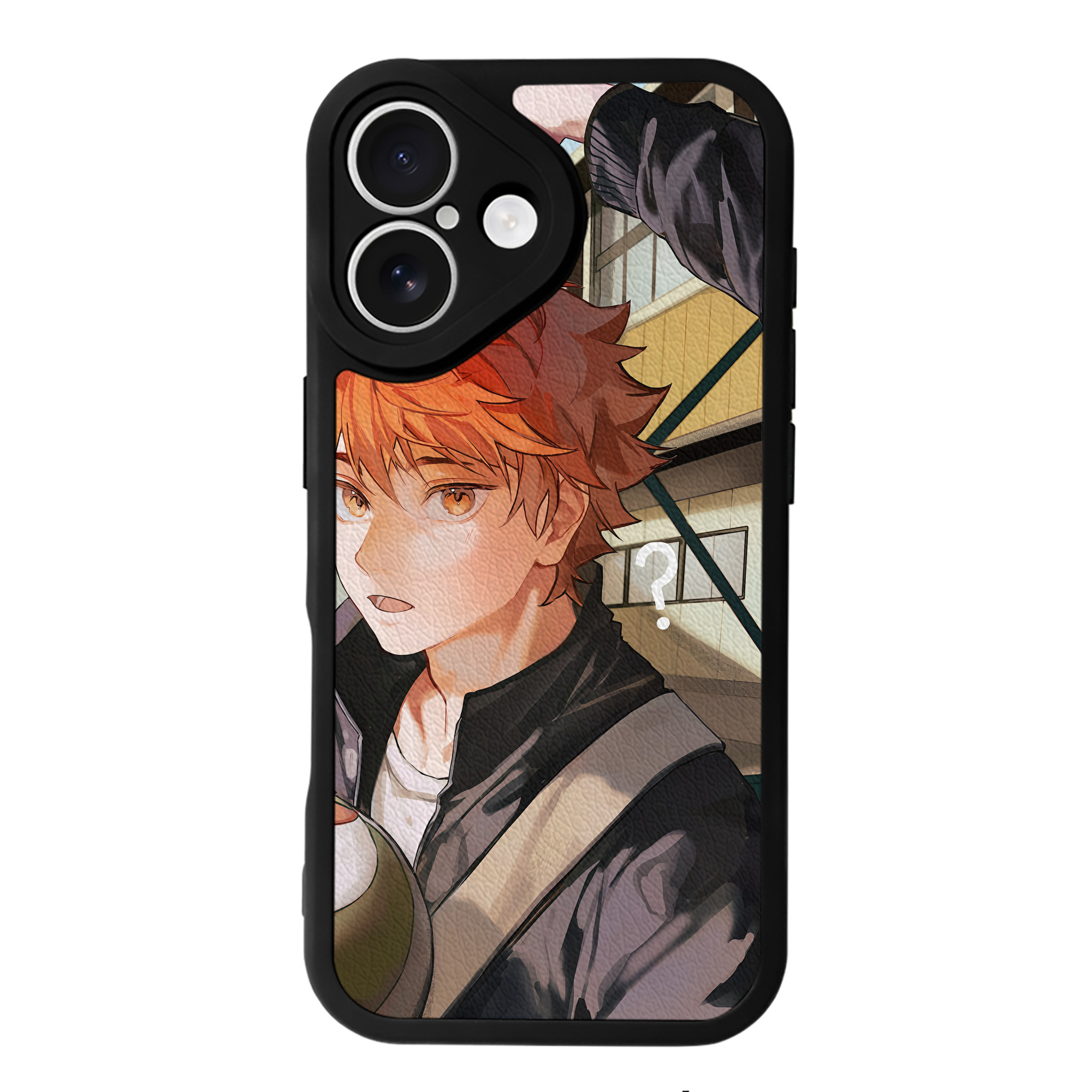 （画像用） ハイキュー!! Haikyu!! 【iPhone 16シリーズ対応】シリコンスマホケース（レザー調） 材質：シリコン